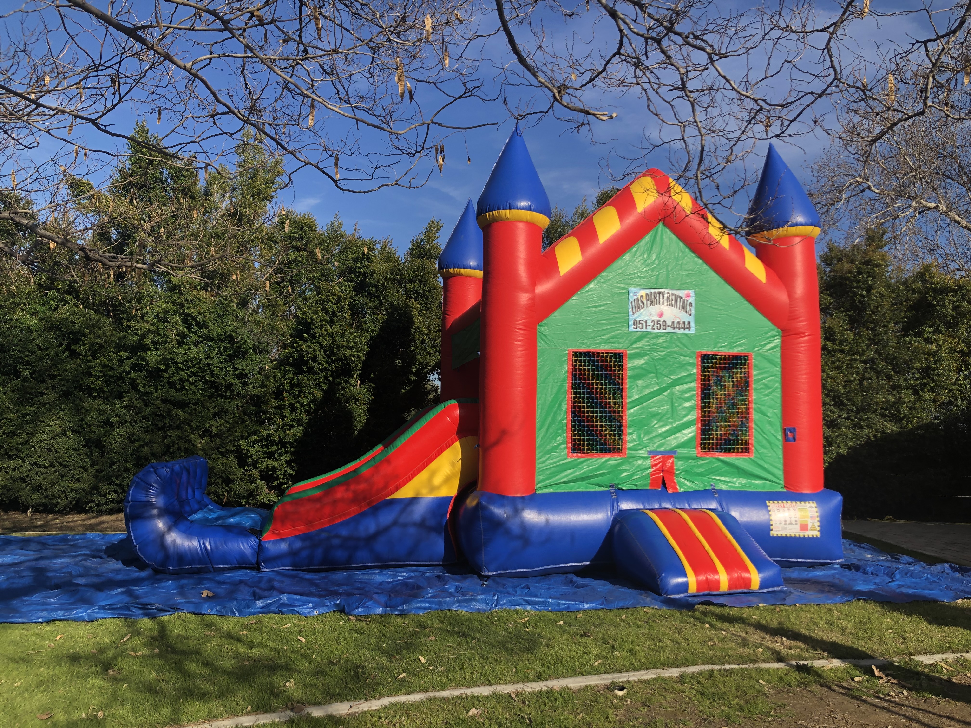 MULTICOLOR MINI SLIDE COMBO JUMPER